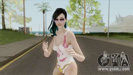Samantha Cute Swimsuit for GTA San Andreas