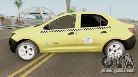 Dacia Logan 2 - Taxi Valentin 2016 for GTA San Andreas