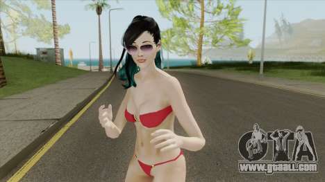 Samantha Red Bikini for GTA San Andreas