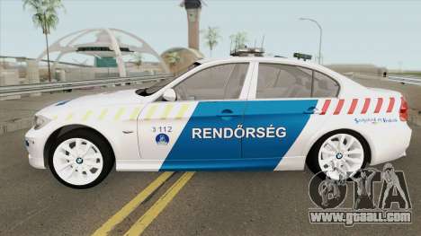 BMW 330i Magyar Rendorseg for GTA San Andreas