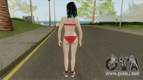 Samantha Red Bikini for GTA San Andreas