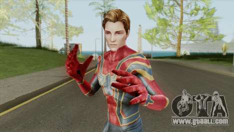 Iron Spider Unmasked From Spiderman Unlimited for GTA San Andreas