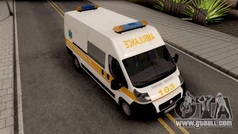 Fiat Ducato Ukraine Ambulance for GTA San Andreas