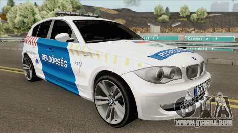 BMW 120i E87 Magyar Rendorseg for GTA San Andreas