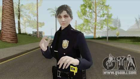 GTA Online Random Skin 17 Female LSPD Officer for GTA San Andreas