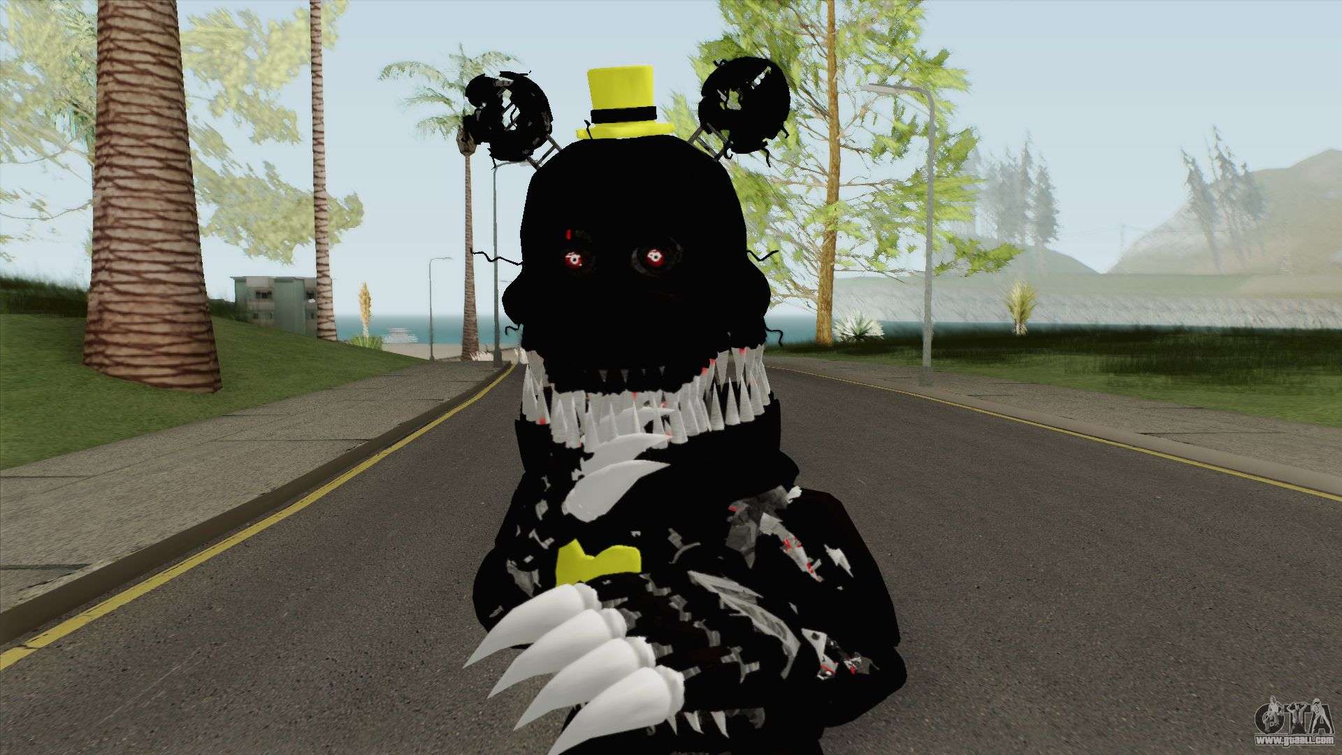 GTA San Andreas Nightmare Fredbear Mod 