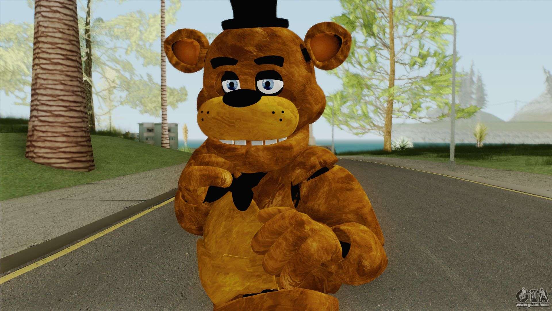 Playing As FREDDY FASBEAR In GTA 5! (FNAF MOD) 