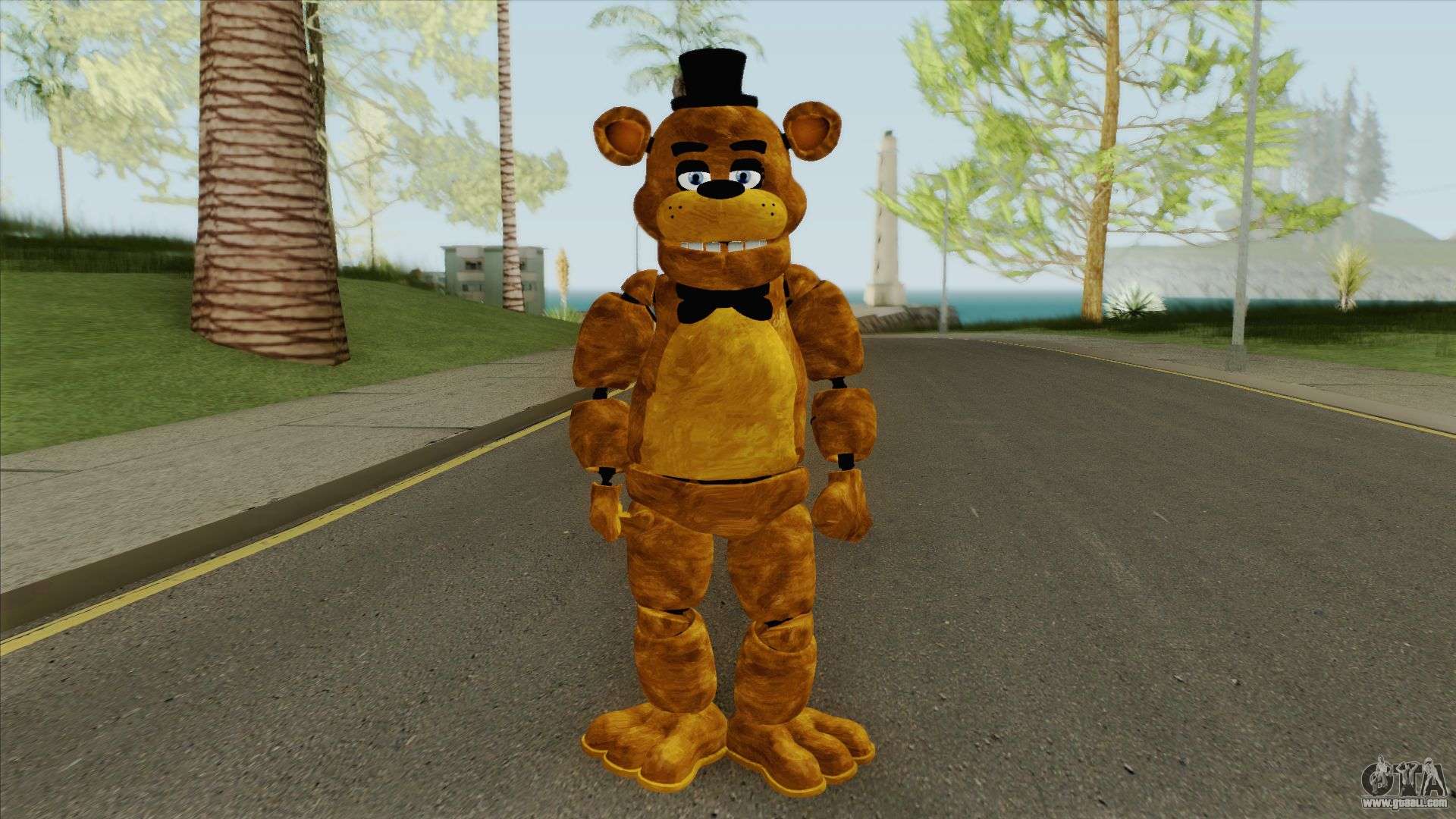 GTA San Andreas Five Nights At Freddy's Skin Pack Mod 