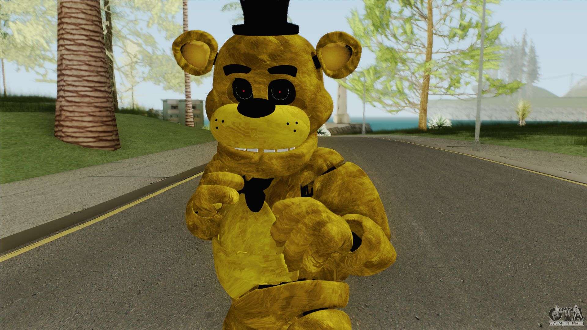 GTA 5 Mods FNAF Withered Golden Freddy - GTA 5 Mods Website