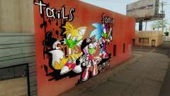 Sonic Wall Graffiti for GTA San Andreas