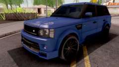 Land Rover Range Rover Sport Blue for GTA San Andreas
