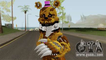 Nightmare Fredbear V3 for GTA San Andreas