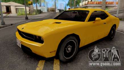 Dodge Challenger SRT8 Yellow for GTA San Andreas