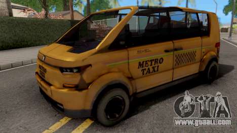 Metro Taxi 2054 for GTA San Andreas