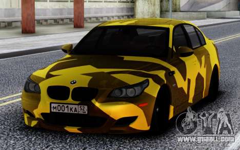 BMW M5 E60 Camo for GTA San Andreas