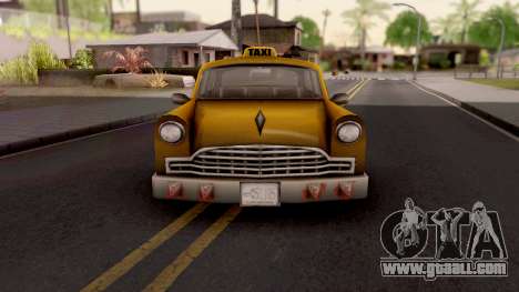Borgine Cab GTA III Xbox for GTA San Andreas