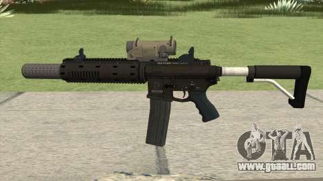 Carbine Rifle V3 Silenced, Tactical, Flashlight for GTA San Andreas
