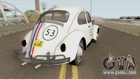 Volkswagen Beetle 1968 Herbie for GTA San Andreas