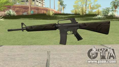 M16A2 Partial Jungle Camo (Stock Mag) for GTA San Andreas