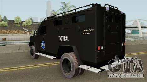 Lenco BearCat (SFPD Tactical Unit) for GTA San Andreas