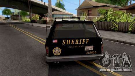 GTA IV Declasse Sheriff Rancher IVF for GTA San Andreas