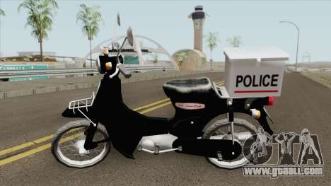 Honda Super Cub Police Version B for GTA San Andreas
