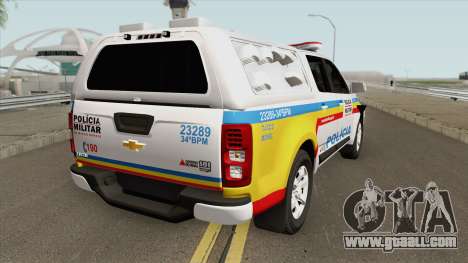 Chevrolet S10 (Policia Militar) 2019 for GTA San Andreas
