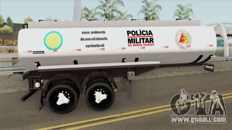 Tank Trailer V2 (Policia Militar) for GTA San Andreas