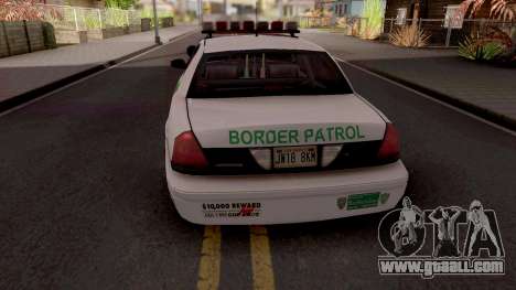 Ford Crown Victoria Border Patrol SA Style for GTA San Andreas