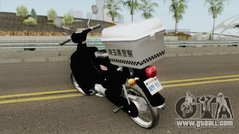Honda Super Cub Police Version A for GTA San Andreas