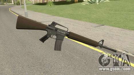 M16A2 Partial Desert Camo (Stock Mag) for GTA San Andreas
