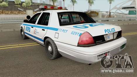 Ford Crown Victoria - Police NYPD v2 for GTA San Andreas