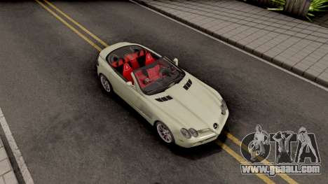 Mercedes-Benz SLR Roadster for GTA San Andreas