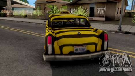 Zebra Cab GTA VC Xbox for GTA San Andreas