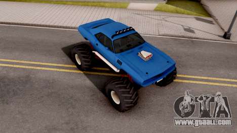 Plymouth Hemi Cuda Monster Truck 1971 for GTA San Andreas