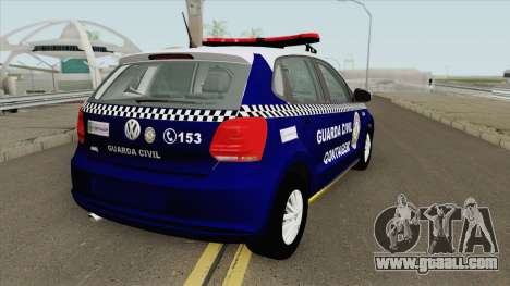 Volkswagen Gol G6 (Guarda Civil) for GTA San Andreas