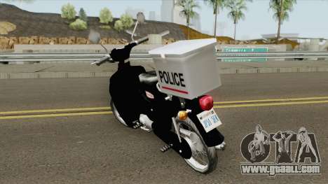 Honda Super Cub Police Version B for GTA San Andreas