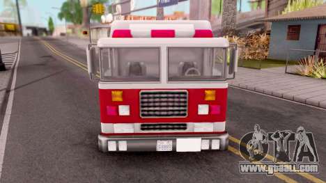 Firetruck GTA VC Xbox for GTA San Andreas