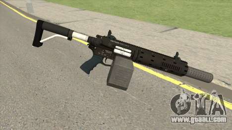 Carbine Rifle GTA V Silenced (Box Clip) for GTA San Andreas