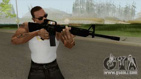 M16A2 Full Forest Camo (Stock Mag) for GTA San Andreas