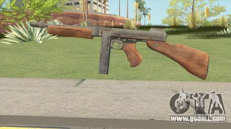 Thompson SMG (Tommy Gun) From PUBG for GTA San Andreas