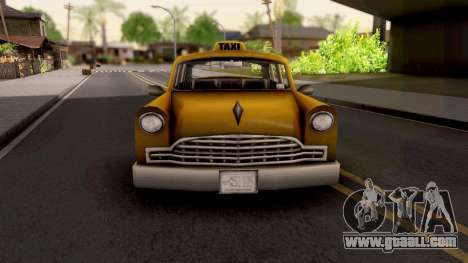 Cabbie GTA III Xbox for GTA San Andreas