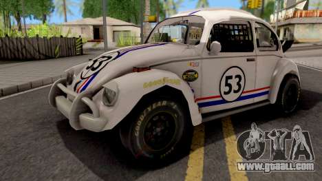 Volkswagen Herbie Nascar for GTA San Andreas