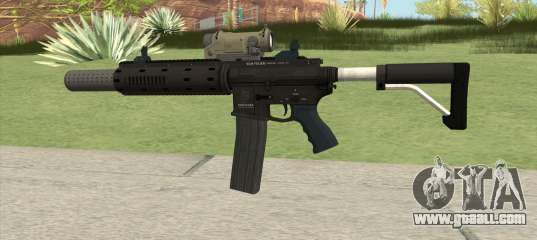 Carbine Rifle GTA V V3 (Silenced, Tactical) for GTA San Andreas