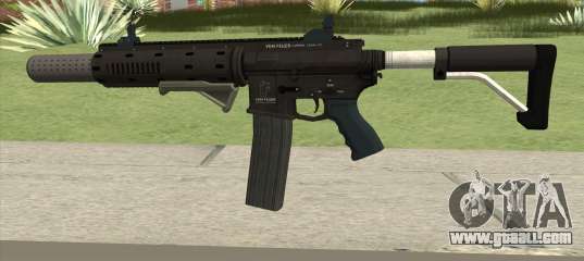 Carbine Rifle V3 (flashlight, Grip, Silenced) For Gta San Andreas