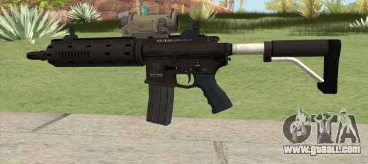 Carbine Rifle GTA V V2 (Flashlight, Tactical) for GTA San Andreas