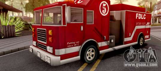 Firetruck GTA III Xbox for GTA San Andreas