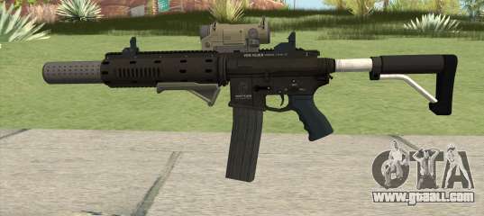 Carbine Rifle GTA V Complete Upgrades (Ext Clip) for GTA San Andreas