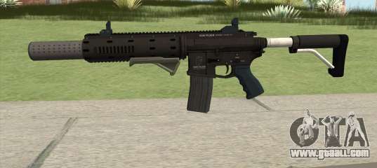 Carbine Rifle GTA V Default (Grip, Silenced) for GTA San Andreas