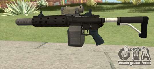 Carbine Rifle GTA V V1 (Silenced, Tactical) for GTA San Andreas